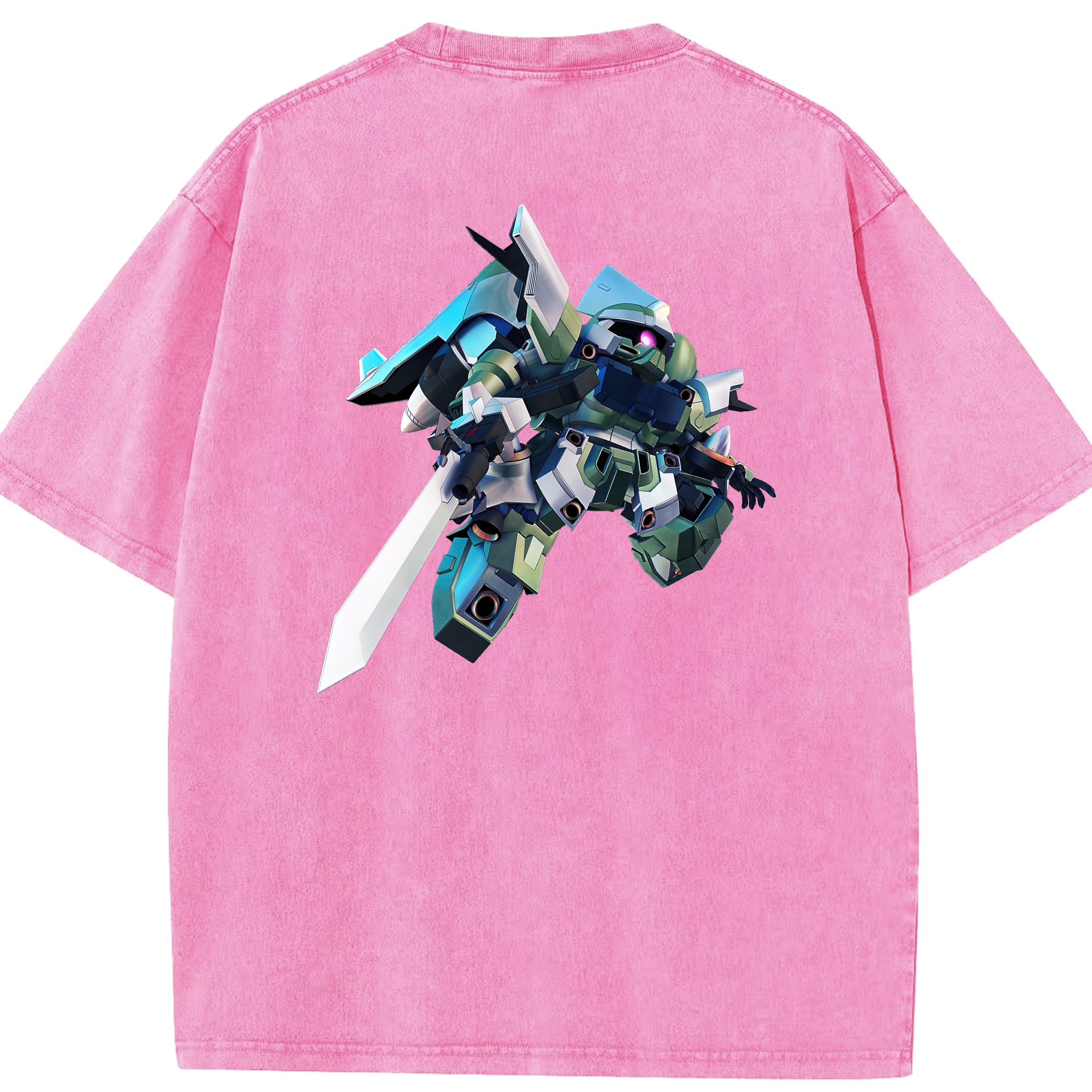 （画像用） 機動戦士ガンダム Mobile Suit Gundam 綿100% ヴィンテージ風 半袖Tシャツ（背面プリント）